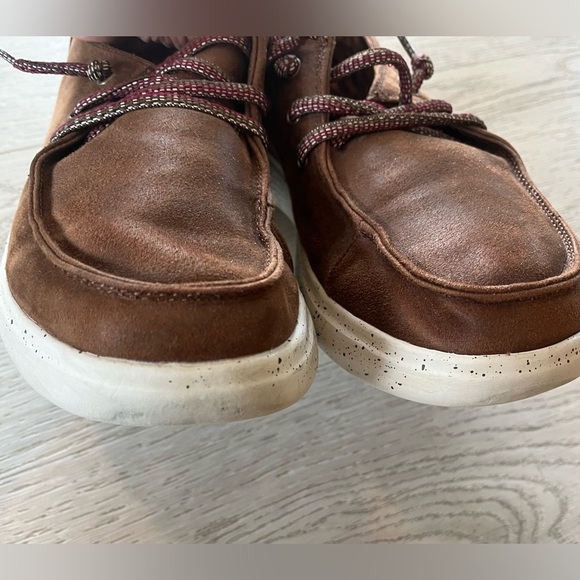 Bobs Skipper Skechers Sandbar Social Brown Sz 9 1/2 Slip-On Comfort Memory Foam - Picture 5 of 9